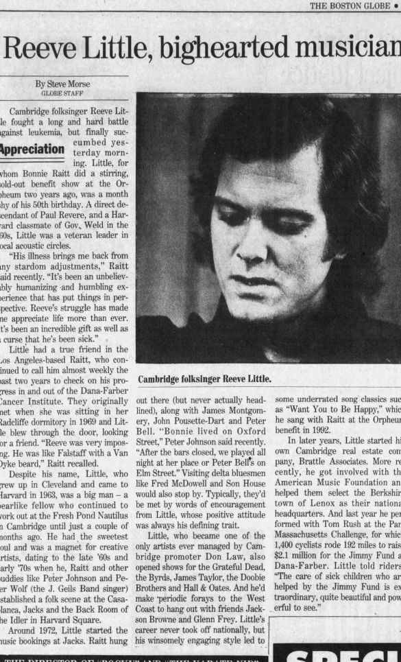 Reeve Little - Obituary